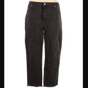 Madewell Perfect Straight Vintage Straight Grey Jeans